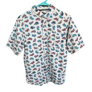 Kavu Shirt Men Small‎ Festaruski Local Worldwide Dream Camper Travel Button Up